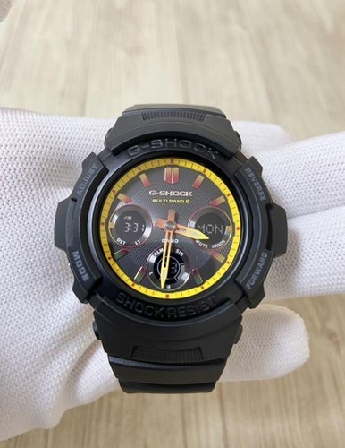 G-Shock AWG-M100SBY Orange/Yellow Dial Solar Shock Resistant G707 - Picture 2 of 10
