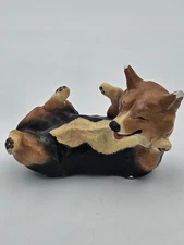 Vintage Pembroke Welsh Corgi Handmade Figurine Signed Numbered Ron Hevener READ