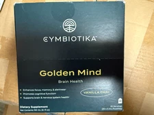 Cymbiotika Golden Mind, Brain Health, Vanilla Chai, 30 Pouches, 5 ml Each