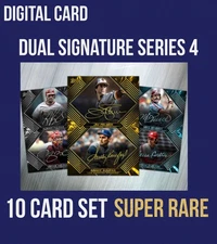 DIGITAL CARD Topps Bunt 2025 DUAL SIGNATURE SERIES 4 SR SILVER 10 CARD SET