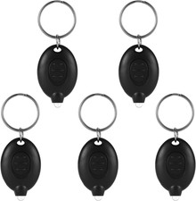 5Pcs LED Keychain Flashlight, Portable Ultra Bright Battery Powered Mini Key Rin