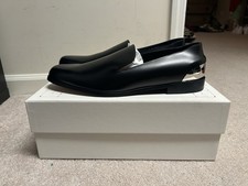 Alexander McQueen Size 13 46E Men’s Loafer Black With Metal Heel