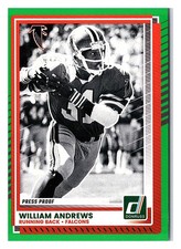 2025 Donruss #247 William Andrews Press Proofs Green