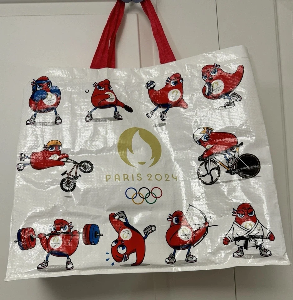 Paris Olympics Visa 2024 Olympic Games Reusable Shopping Bag Tote Bag - Image 2 of 3