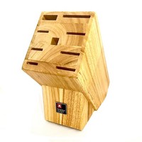 Richardson Sheffield V Sabatier 9 Slot Wooden Kitchen Knife Block Holder