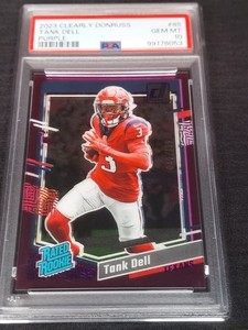 2023 Panini Clearly Donruss - Rated Rookie Tank Dell #85 Purple 42/199 (RC) 💎