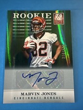 2012 Elite - Rookie Marvin Jones #168 Turn of the Century Rookie Signatures /599
