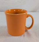 Fiesta Java Mug D Handle 12oz Tangerine Orange Retired Fiestaware Homer Laughlin