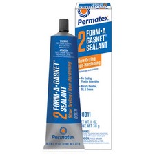 PERMATEX 80011 Gasket Sealant,11 oz Tube,Black PK 6