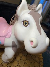 Cabbage Patch Kids Crimp Curl Horse Pink Sadd...