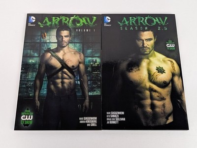 Arrow Vol. 1 & Season 2.5 DC Comics TPB Set (CW TV Show, 1st & 2nd Print)