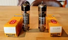 2x Philips ECL-82 / 6BM8 audio tube for amp Blackburn UK made tested and boxed
