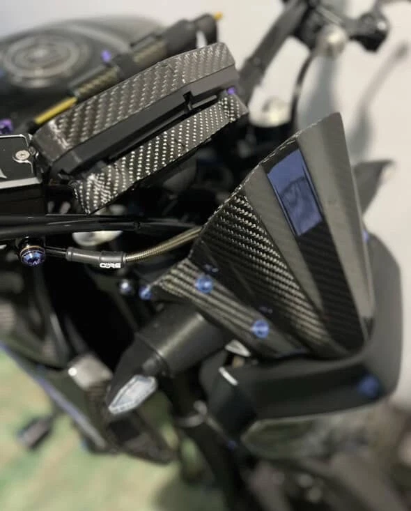 Cuadro de bujes de fibra de carbono Fz09 Foto 2 de 2