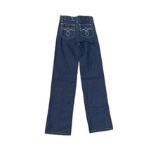 Vintage 1970s Kids Jeans Deadstock Jarrett Dark Wash 10 Slim 22x28.5 Read