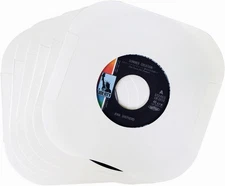 sdroceRyaM 7 Inches Record Inner Sleeves, 40 Pack Acid-Free Paper Vinyl... 