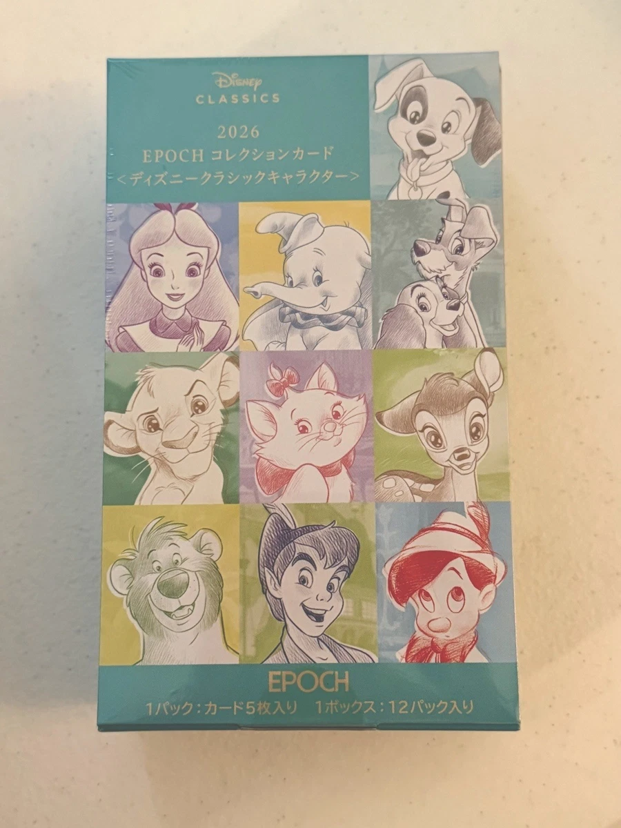 エポック ディズニー2026ボックス２個セット Epoch Disney Classics 2026 Sealed Box 12 Packs Licensed LOW