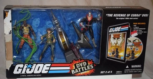 GI Joe Battle DVD Battles The Revenge of Cobra Set 2 of 5 - NEW - Hasbro 2008