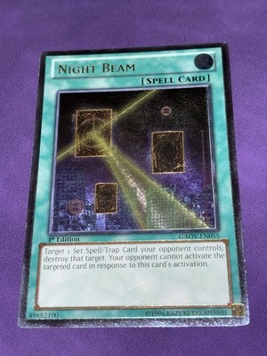 Yu-Gi-Oh! Night Beam -GAOV-EN055 - Ultimate Rare - English - 1st Edition
