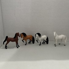 Lot Of 4 3 Inch Breyer Horses Various Colors