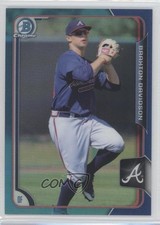 2015 Bowman Draft Chrome Blue Refractor 3/150 Braxton Davidson #186 fm0
