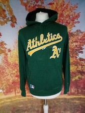 Oakland Athletics A's grüner Baseball MLB New Era Hoodie. UK Herren Gr. Small