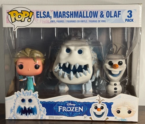 Elsa, Marshmallow, & Olaf Funko POP! Disney 3-Pack Frozen