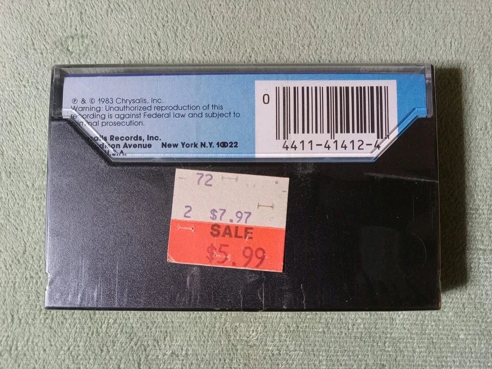 VTG. HUEY LEWIS AND THE NEWS SPORTS AUDIO CASSETTE NEW SEALED NOS CHRYSALIS 1983 - Image 2 of 4