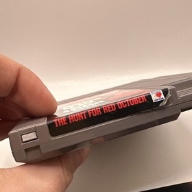 The Hunt for Red October &bull; Nintendo NES Game + Manual & Dust Cover (1991) PAL