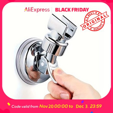 Adjustable Shower Head Holder - Strong Suction Cup Mount, No Drill Shower Arm Br