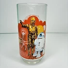 Vtg 1977 Burger King Star Wars Drinking Glass Cup R2-D2 & C-3PO Coca-Cola Droids