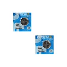 2x Renata 390 SR1130SW 1.55V Silver Oxide Watch Batteries