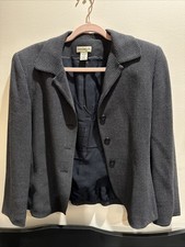 Ann Taylor Blazer Size 6 Style Y1505 Navy Blue Jacket
