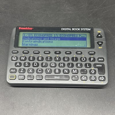 Franklin Digital Book System Pocket DBS-2 Tested