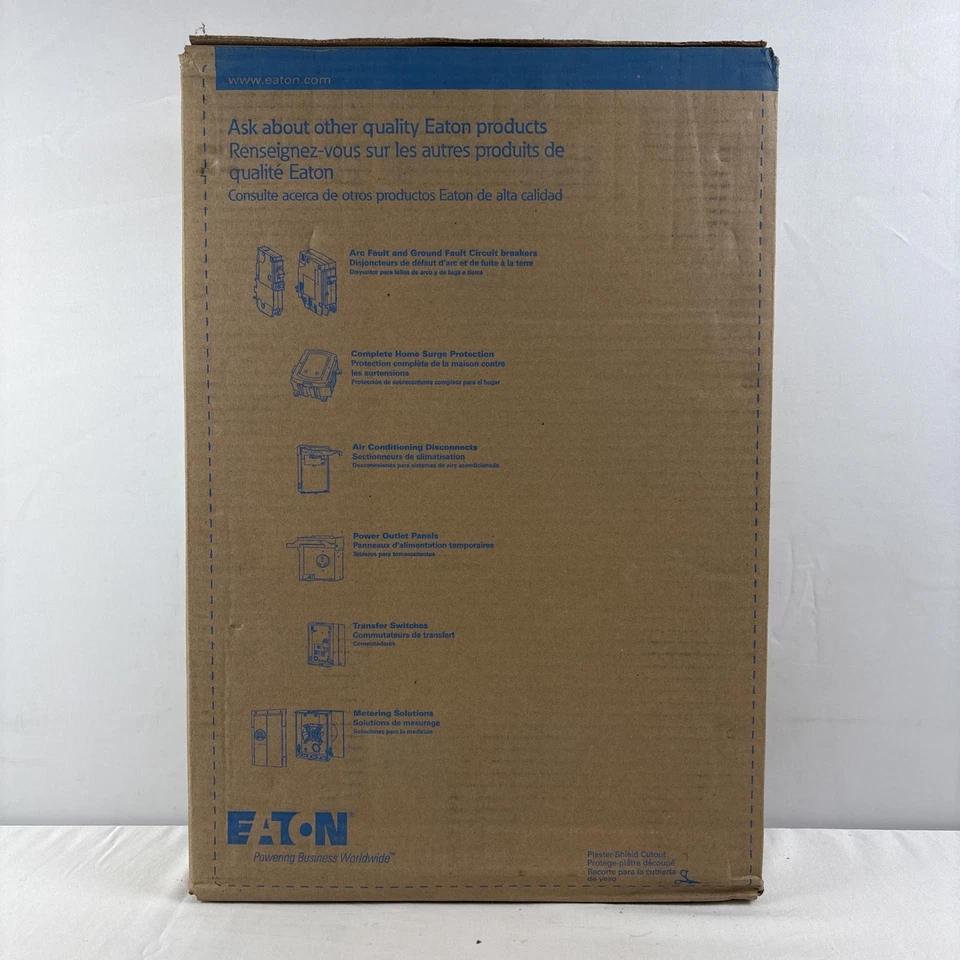 Eaton 125 Amp 24 Spaces 48 Circuits Indoor Plug-on Neutral Design NEW In Box - Image 2 of 4