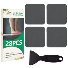 Non Slip Bathtub Stickers 28 PCS Adhesive Anti Slip Shower Stickers for Bath ...