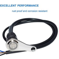 Pz 12V LED Interruttore per Motocicletta On Off Faro Fendinebbia Manubrio - Miniatura 3