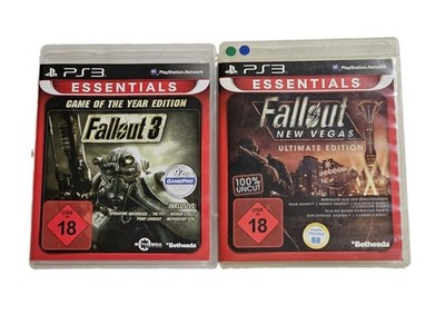 Fallout 3 GoTY New Vegas Ultimate Edition Sony PlayStation 3 PS3