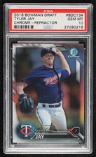 2016 Bowman Draft Chrome Top Prospects Refractor Tyler Jay PSA 10 GEM MT j2k