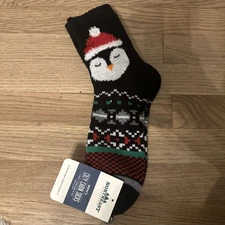 Northeast Outfitters Men’s Sz 8-12.5 Aloe Infused Cozy Cabin Socks Christmas