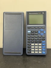 Texas Instruments TI-81 GRAPHING CALCULATOR with Cover UNTESTED Needs CR1616 Bat