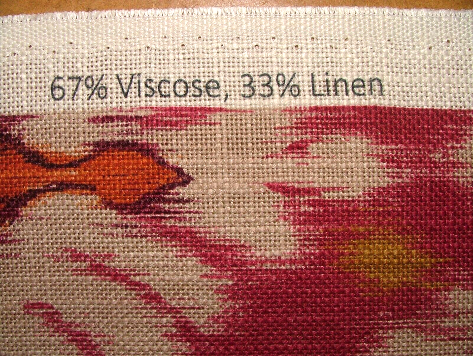 1.7 Metres iLiv Mandu Cerise Linen Blend Fabric Curtain Upholstery