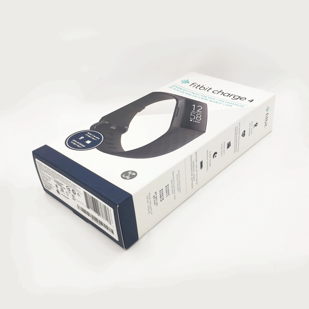 Fitbit Charge 4 GPS Heart Rate Tracker FB417BKBK Black Small Large Band Activity Monitor-image