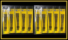 Peco SL-U396F Unifrog Medium Radius Left Hand Turnout Code 55 Set Of 10