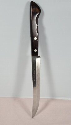 Vintage EKCO FLINT Knife Carving Slicing Stainless Steel 9'' Blade Vanadium USA