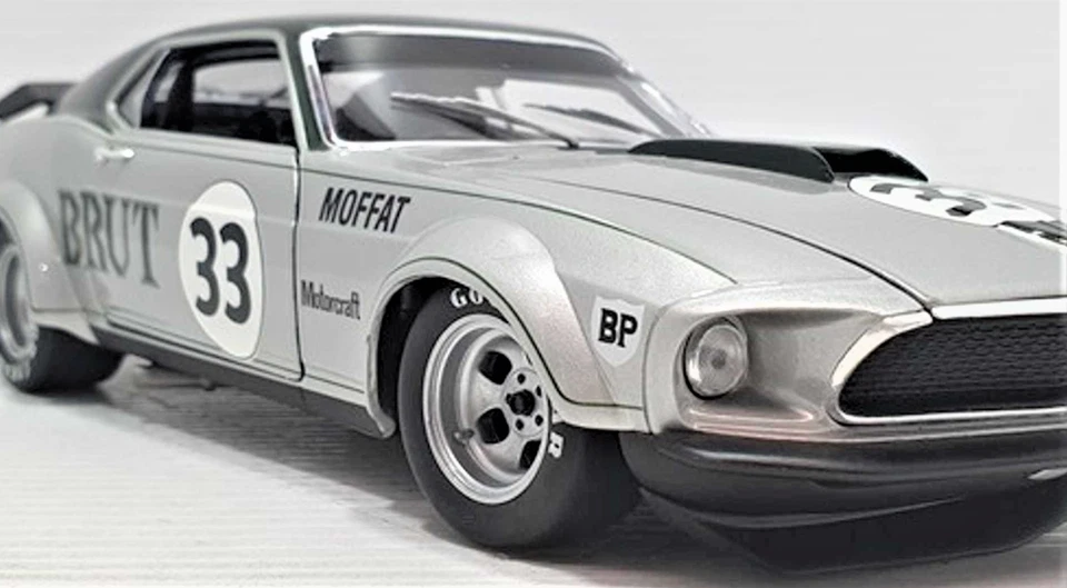 Mustang Ford 1 18 GT 12 Race Car Classic Custom Built Model 24 1967 1969 1970 40 - Image 3 of 4