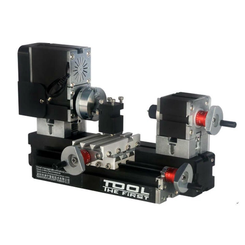 Mini Metal Lathe Soft Metalworking Woodworking DIY Model Making