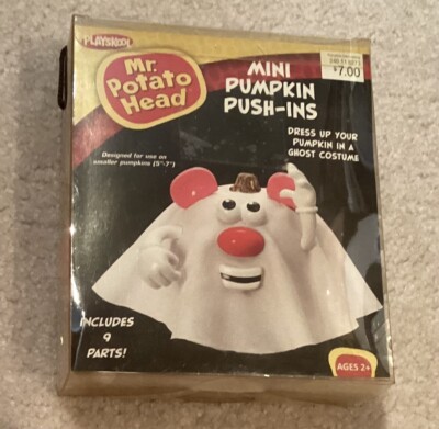 Mr Potato Head Mini Pumpkin Push Ins Kit Ghost Costume Halloween Jack O Lantern