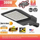 300W LED Parking Lot Light - Led Shoebox Pole Lights Outdoor Security Lighting