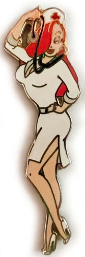 Nurse Jessica Rabbit Nursing LE 250 Shopping Disney Pin C03 - Picture 2 of 3