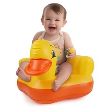 Inflatable Baby Seat with Built-in Air Pump Sit Me up Floor Seat for Baby Ove...
